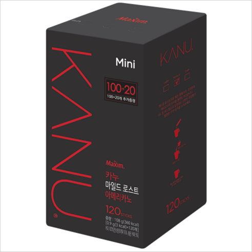 동서식품(주) 맥심 카누 콜롬비아 블렌드 마일드 로스트 아메리카노 미니 144g 144G x 1EA 썸네일 2