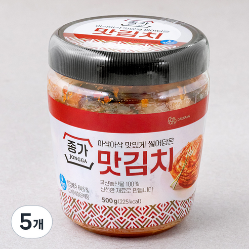(주)참맛 청송명품사과맛김치 500g 썸네일 2