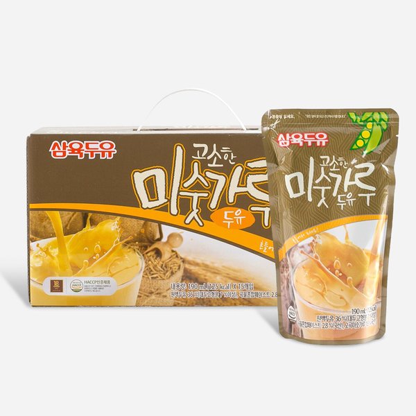 연우 콩담은 고소한 두유 15입 Box 썸네일 2