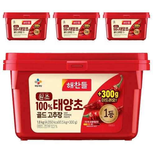 해찬들 태양초골드고추장 1.5kg 썸네일 2