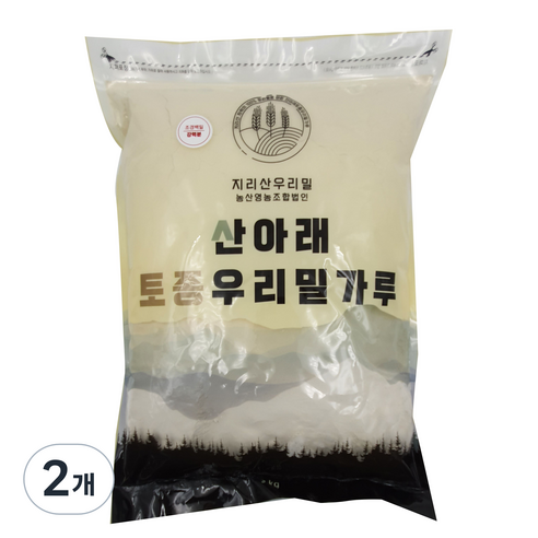지리산우리밀농산영농조합법인 산아래 토종우리밀가루 3kg 썸네일 2