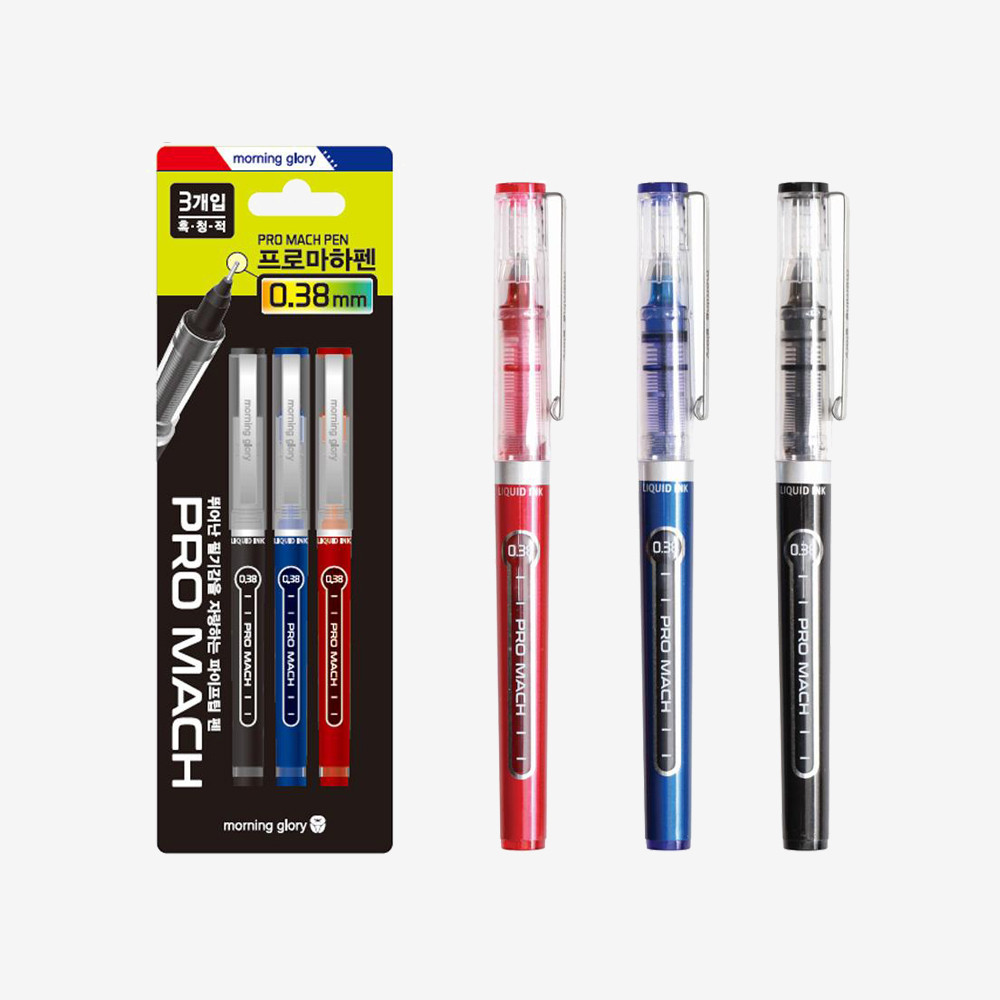 Z)유성펜/제노3색/0.38mm/검청적 썸네일 2