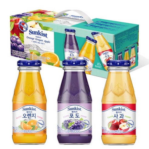 해태음료 썬키스트 후레쉬 주스박스 100 포도 썸네일 2