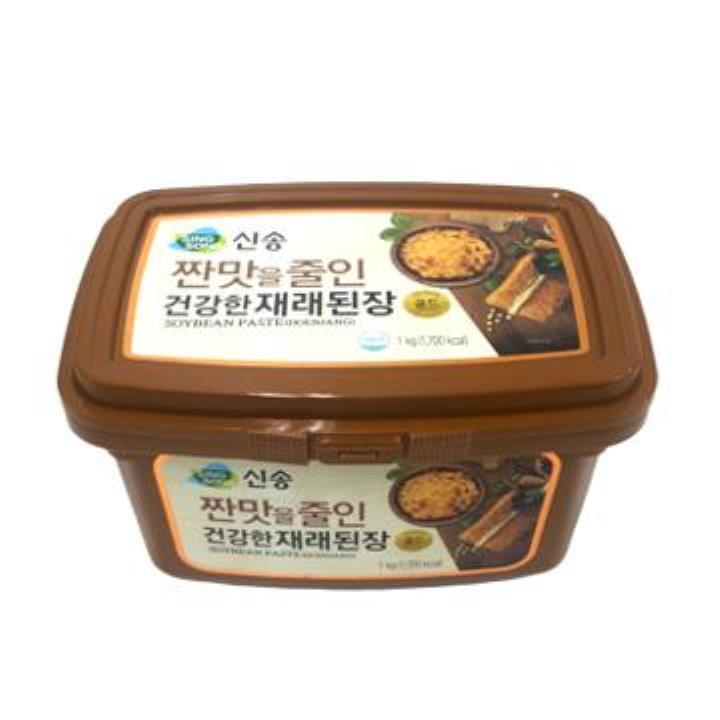 신송식품 짠맛을 줄인 재래된장 골드 1000G x 12EA 썸네일 2