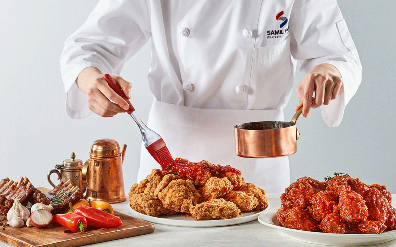 삼일푸드 허브맛 치킨용양념 2.5kg 썸네일 2