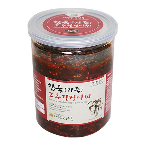 전통참죽식품참죽고추장장아찌1개450g 썸네일 2