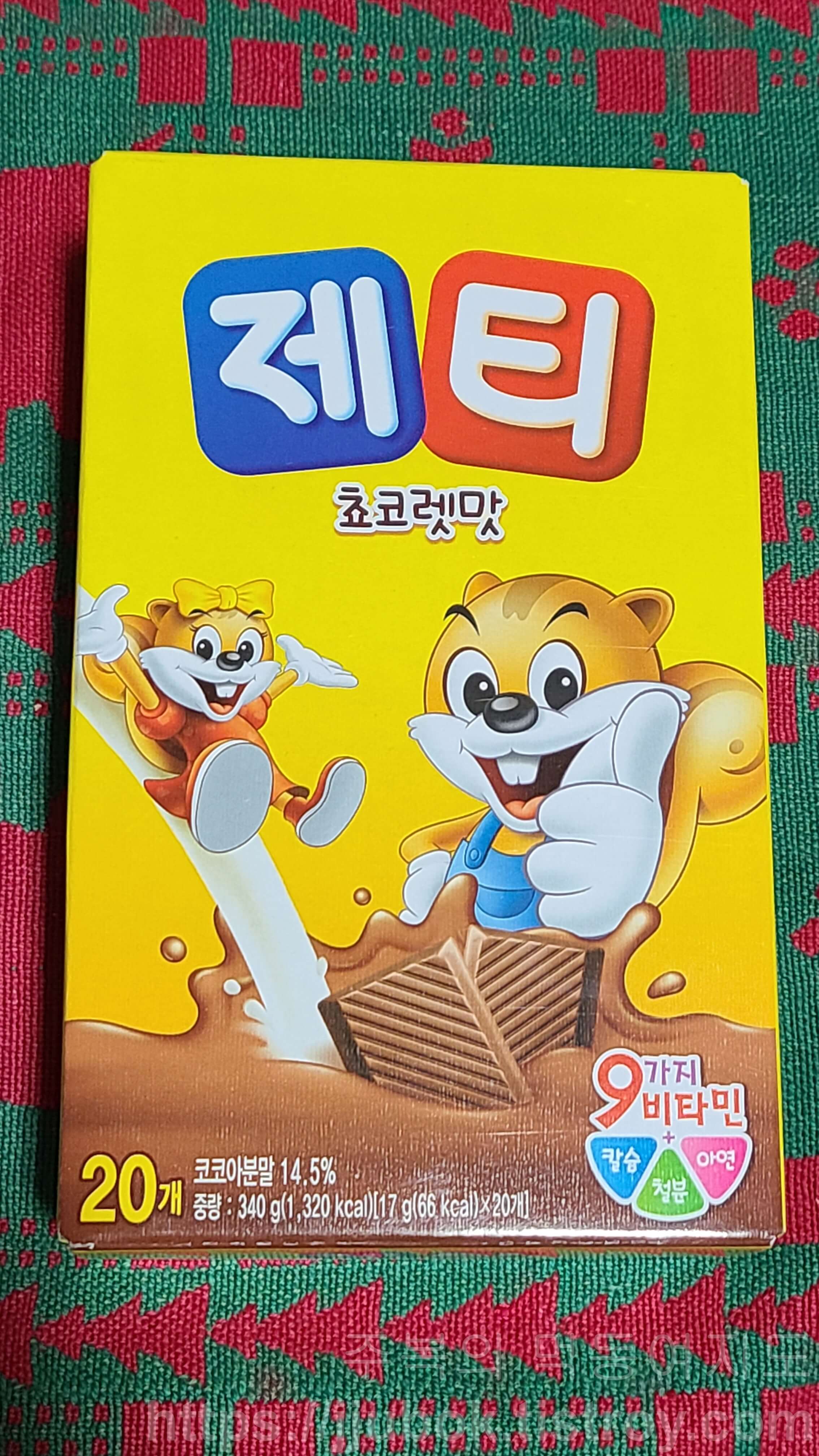 제티쵸코봉지(덕용) 17G*100 썸네일 2