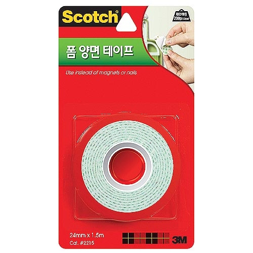 3M/양면테이프/24mm*1.5m/폼(300g)/2215 썸네일 3