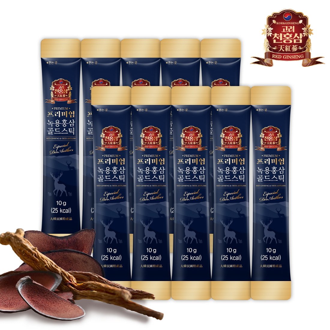 정스웰 늘청춘발효녹용(성인 남성용) 100G x 36EA 썸네일 2