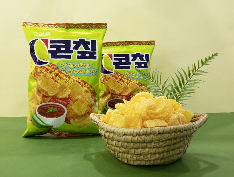 (주)크라운제과 열풍팝콘 콘소메맛136g 썸네일 2