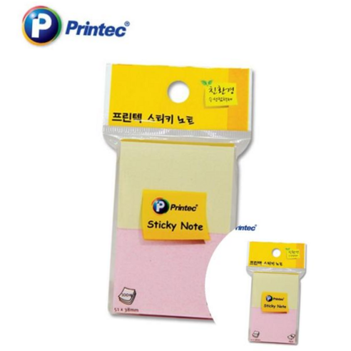 파워스티키노트/연두(76x76)/100매/프린텍 썸네일 2
