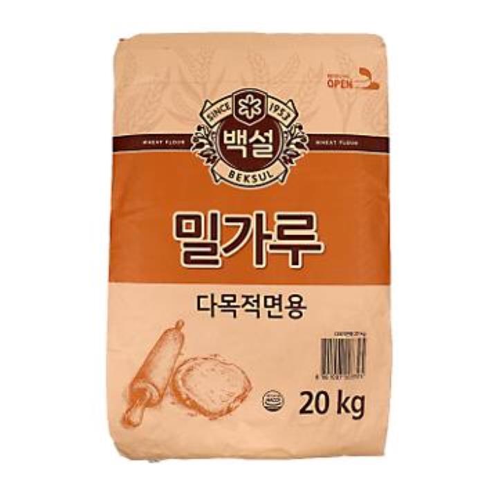 밀다원 밀참 우리밀백밀가루 20kg 썸네일 2