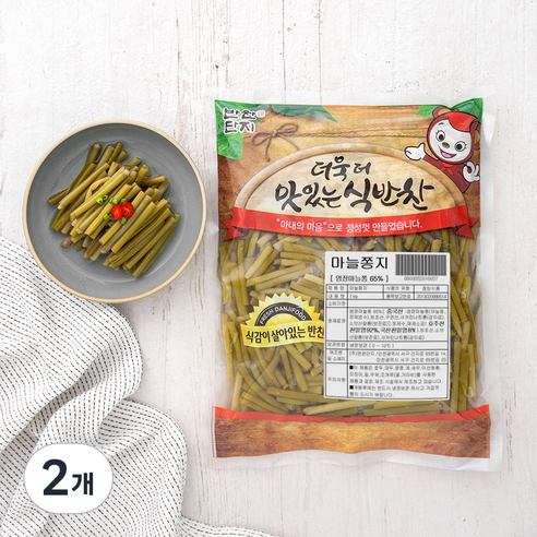 이음푸드시스템 마늘쫑지 1Kg x 1개 썸네일 3