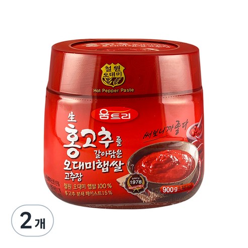 유기농파크 순정원 강순덕 독아지숙성 고추장 900G x 1EA 썸네일 2