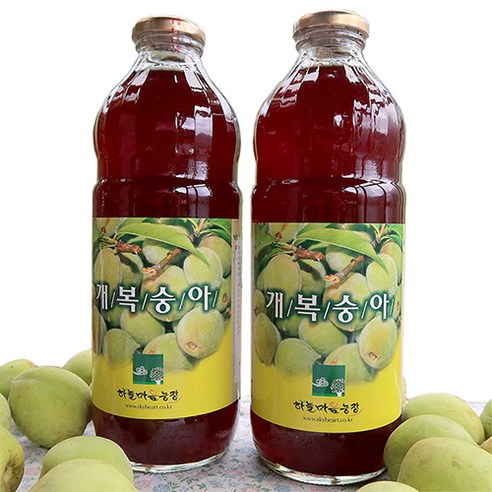 [장수]개복숭아 발효액 500ml 썸네일 2