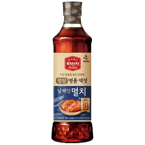 하선정 남해안 명품멸치액젓 500g 썸네일 2