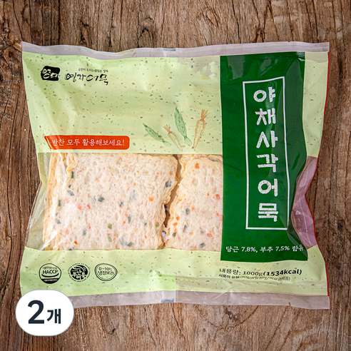 금성 건강한야채사각어묵 1kg 냉동 썸네일 3
