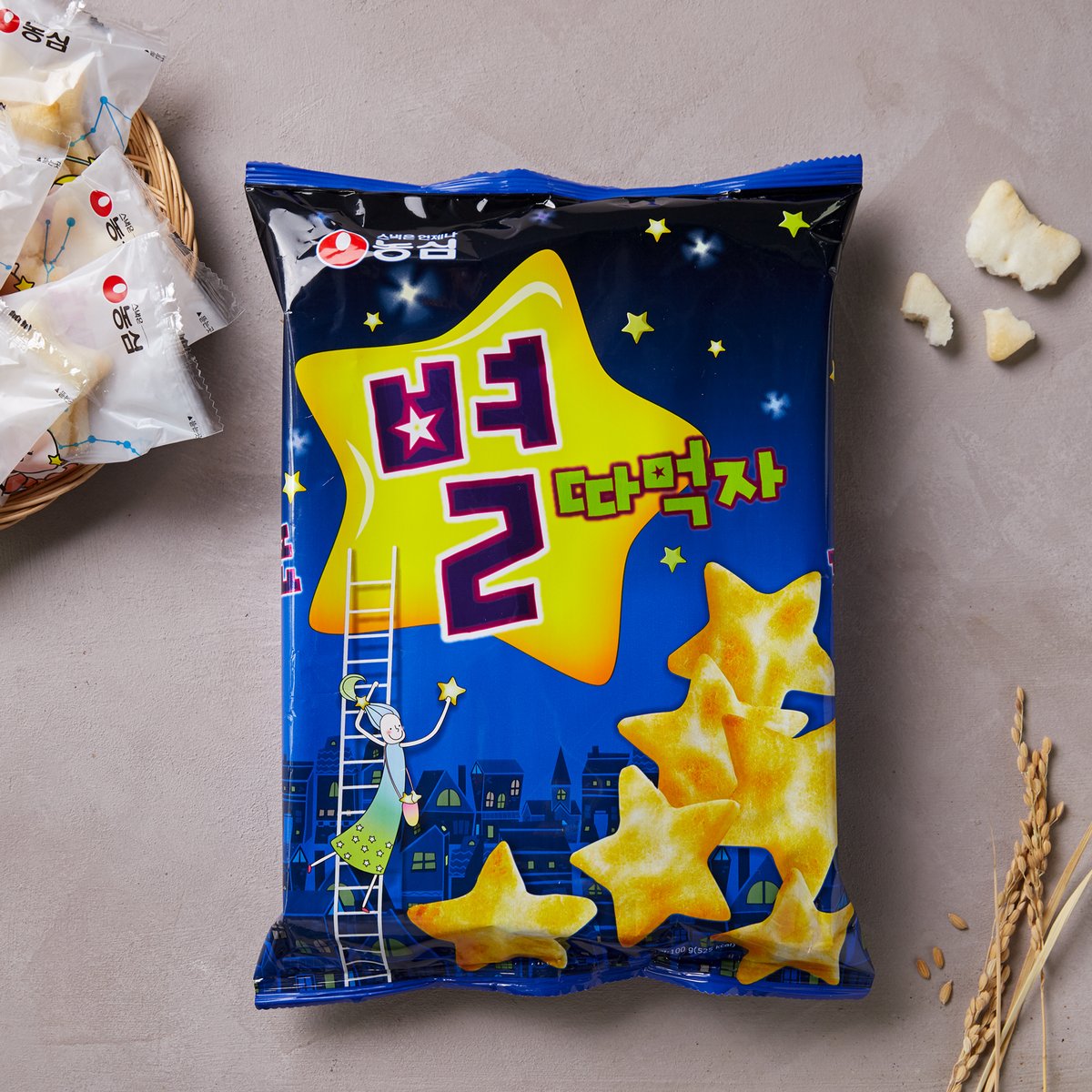 농심 별따먹자 콩고물맛 43G x 1EA 썸네일 2