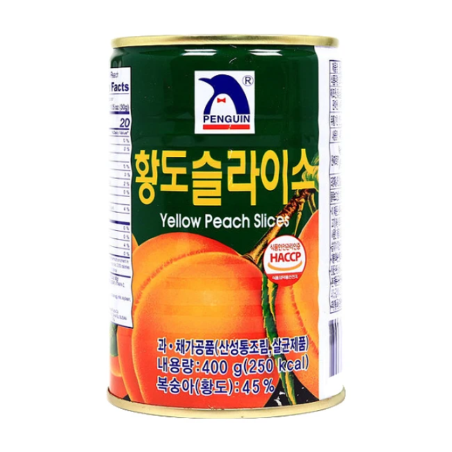 펭귄 황도 2절 황도55% 당도17% 800G 썸네일 2