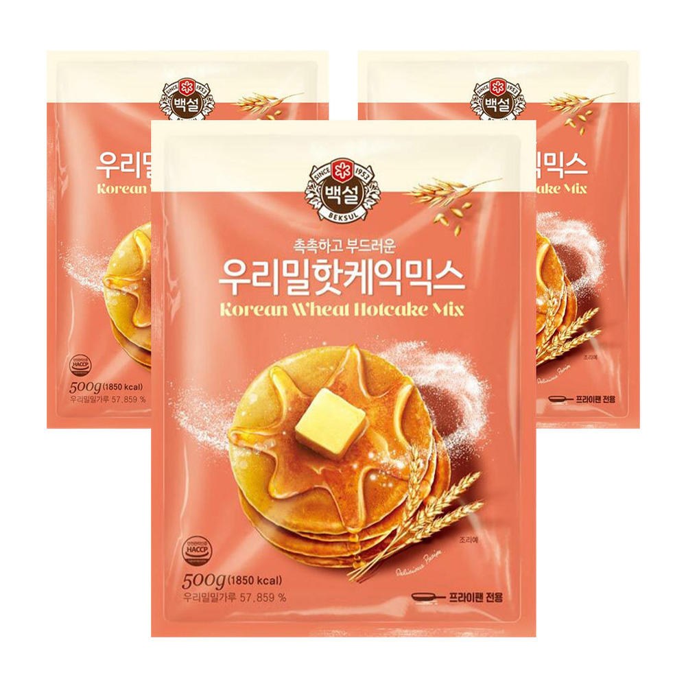 백설 우리밀 핫케익믹스 500g 썸네일 2