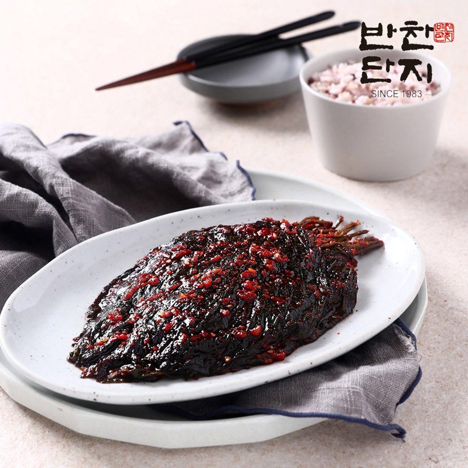 농업회사법인(주)초록들 깻잎무침 1KG 썸네일 2