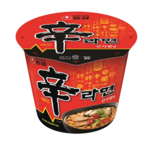 농심 신라면큰사발면(1000원)114G - PLT CUP 썸네일 2