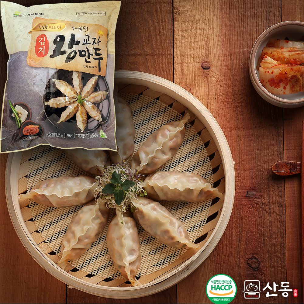 나래식품(주) 산동김치찐만두 1400g 썸네일 2