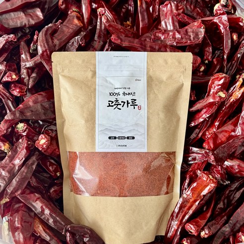 자연빛고춧가루(국내산) 매운맛 거침 10kg 썸네일 2