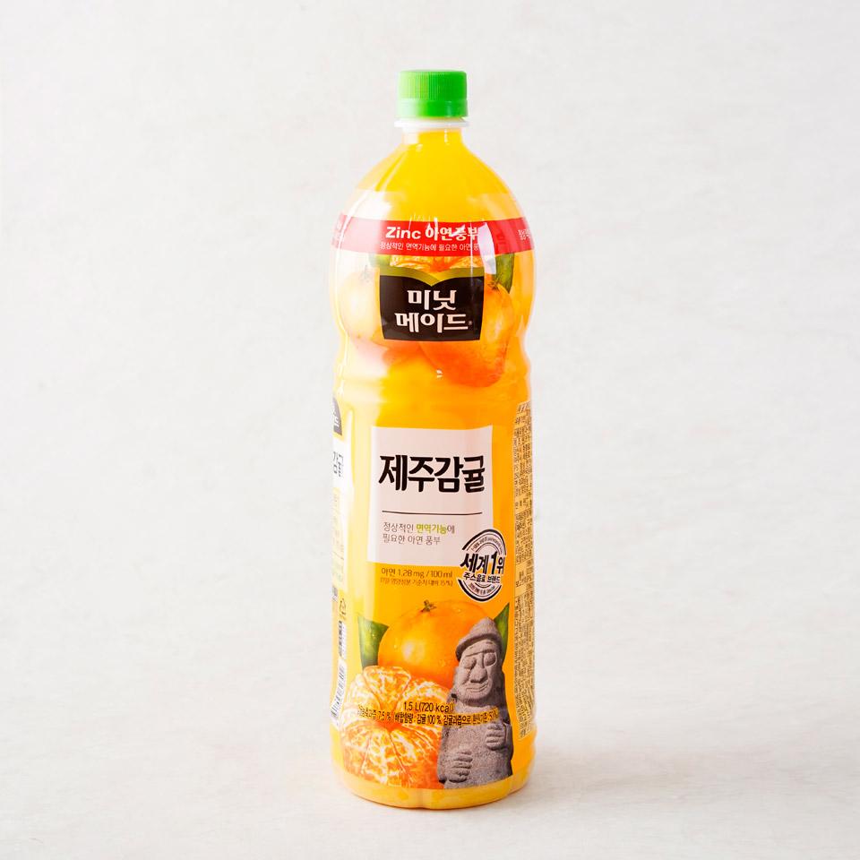 한국코카콜라 미닛메이드 프리미엄 제주감귤 플러스 1.8L 썸네일 2