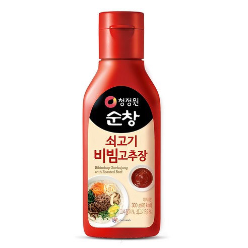 청정원 순창비빔면고추장300G 썸네일 3