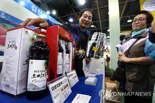 수도산오미자유통센타 수도산오미자 수도산 오미자진액-1000ml 1000G x 1EA 썸네일 3
