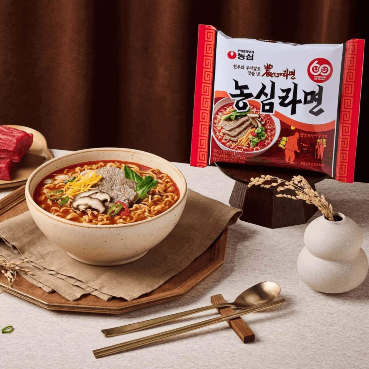 농심 햅쌀밥 3+3 팩키지 썸네일 3