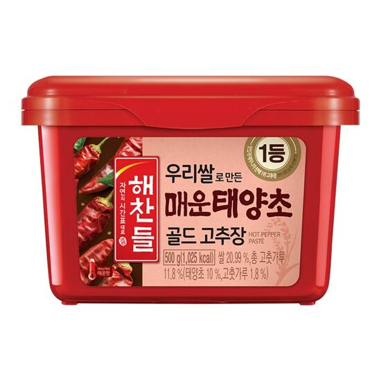 해찬들 태양초 매운 고추장 500g 썸네일 3