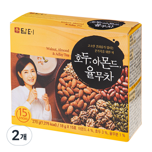 담터호두아몬드마밤율무차50입(18g*50T) 썸네일 2