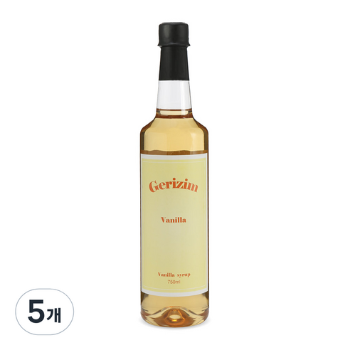 샤로삐 유기농 커피시럽 바닐라향 500ml 썸네일 3