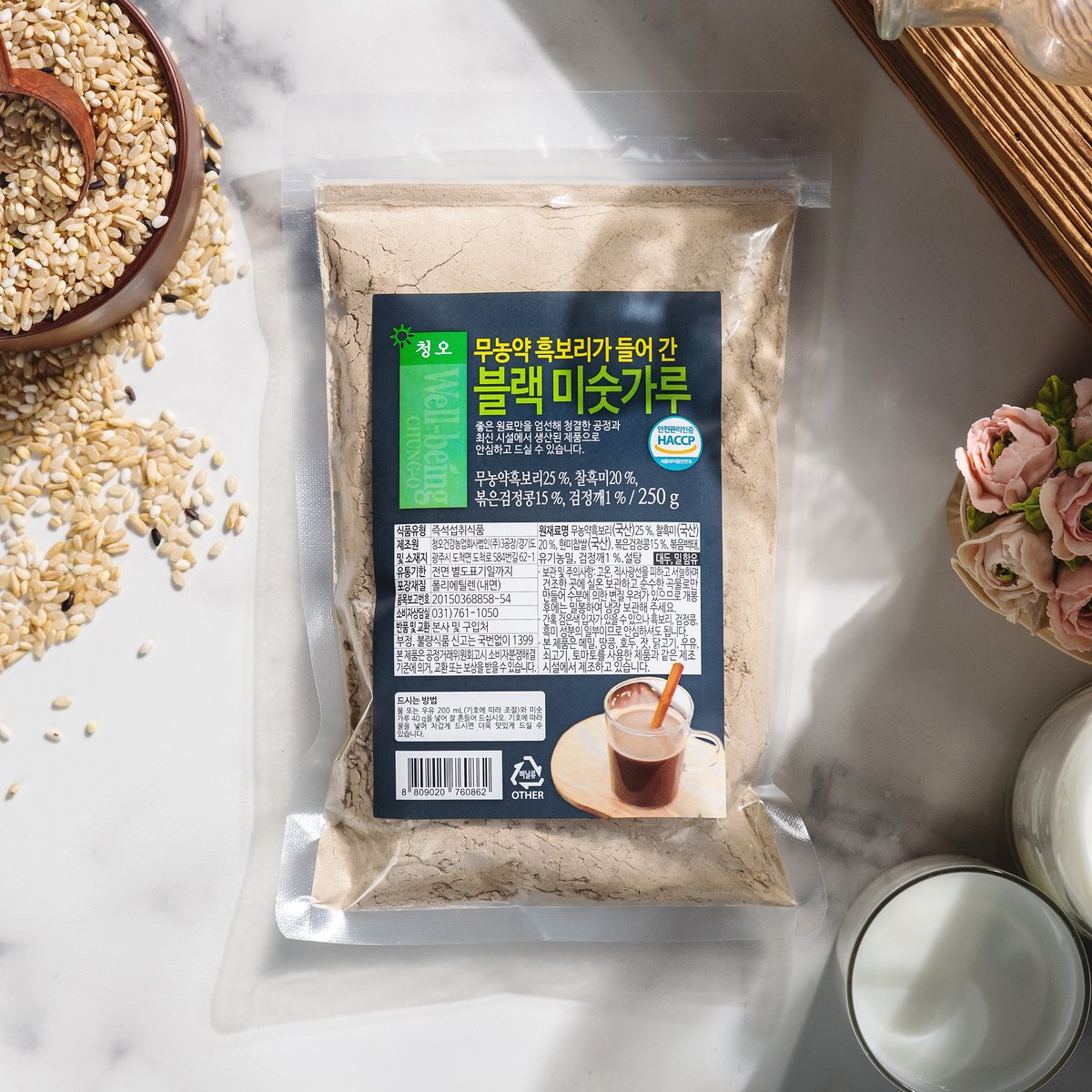 청오건강 무농약쥐눈이콩볶음 160g 160G x 24EA 썸네일 3