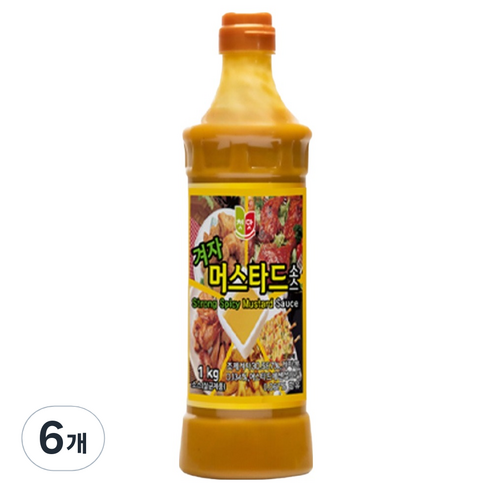 (주)포앤그린_하하식품 겨자소스 1kg 썸네일 3