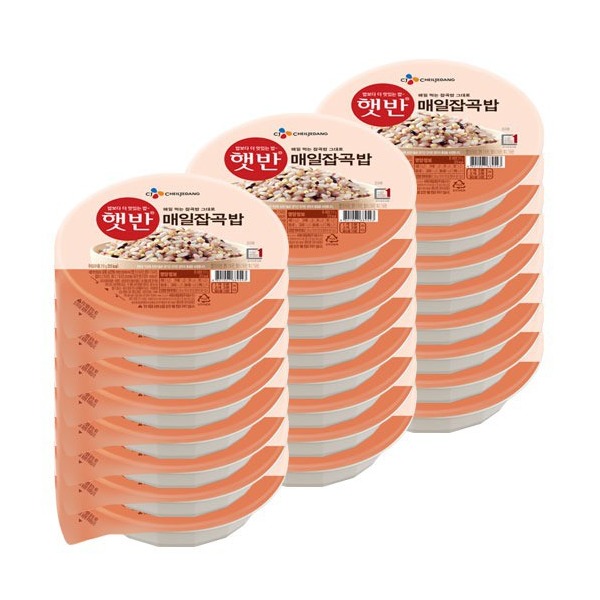 CJ 햇반 오곡밥 210g 썸네일 3
