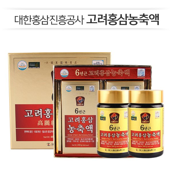 대한홍삼진흥공사 고려홍삼절편VIP 20g*10 썸네일 2