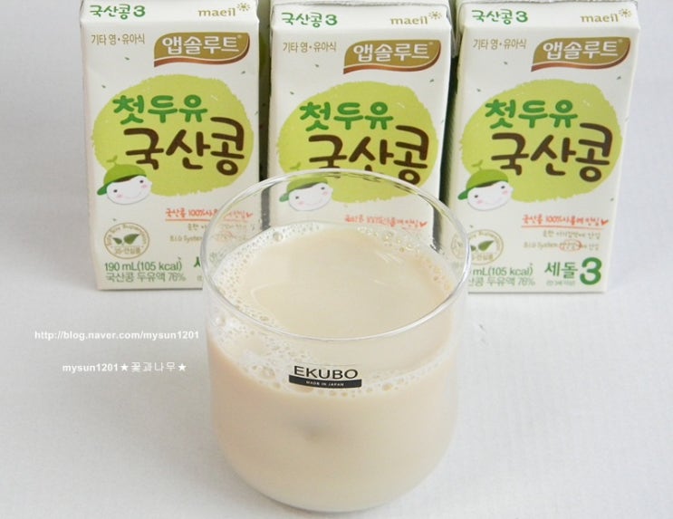매일유업 앱솔루트  첫두유 국산콩 3단계 190G x 6EA 썸네일 2