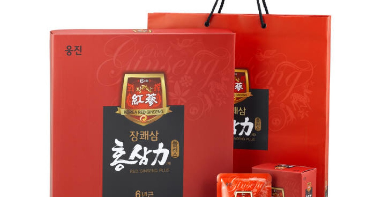 웅진식품 장쾌삼발효홍삼진액(2008추석) - PAPER BOX 썸네일 2