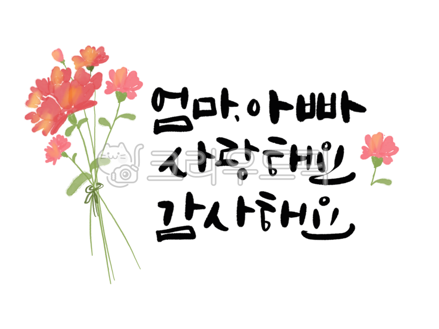 카네이션카드 고맙고 감사해요 썸네일 2