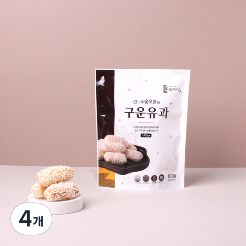 시골찹쌀유과 100G 썸네일 2