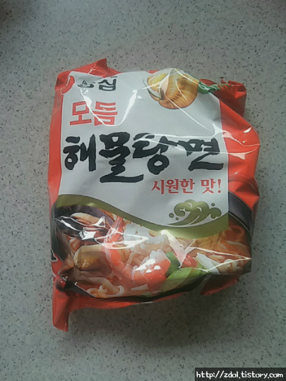 모듬 해물탕면 5개입 썸네일 2