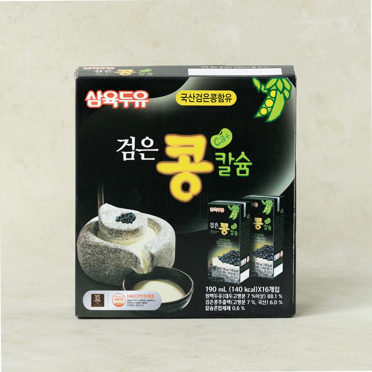 와이즐렉 검은콩고칼슘두유(팩)190ml*16 썸네일 2
