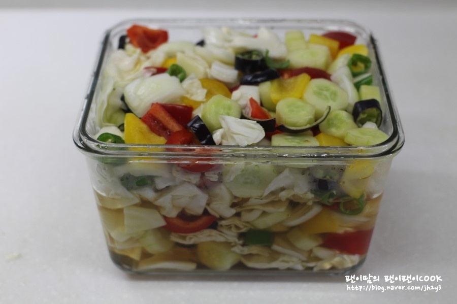 새미찬) 양배추피클1kg 썸네일 3