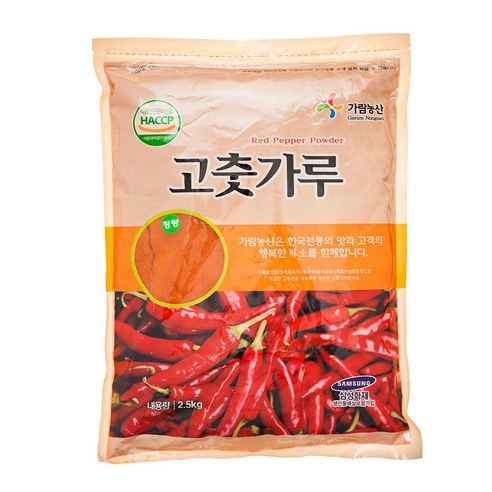 희망농산 햇살마니고춧가루 혼합(한국50:중국50) 고운것 2.5kg 썸네일 2