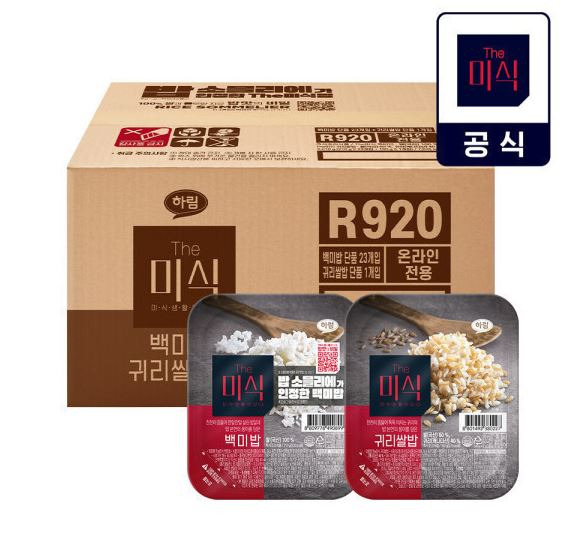 (주)농심 햅쌀밥 귀리밥 210G x 1EA 썸네일 2