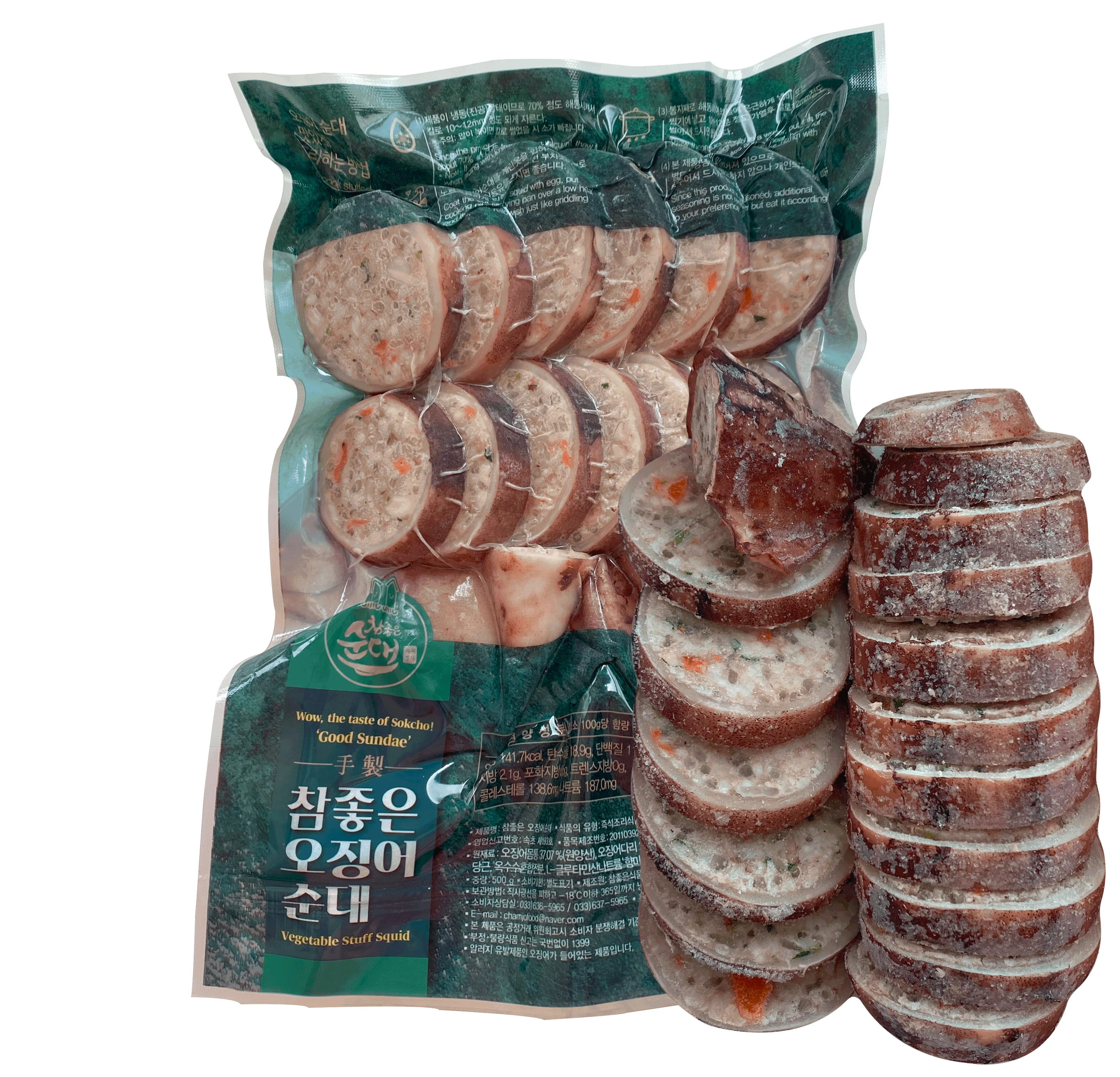 설악청정식품 설악청정식품 오징어순대 300g (소2미) 300G x 1EA 썸네일 2