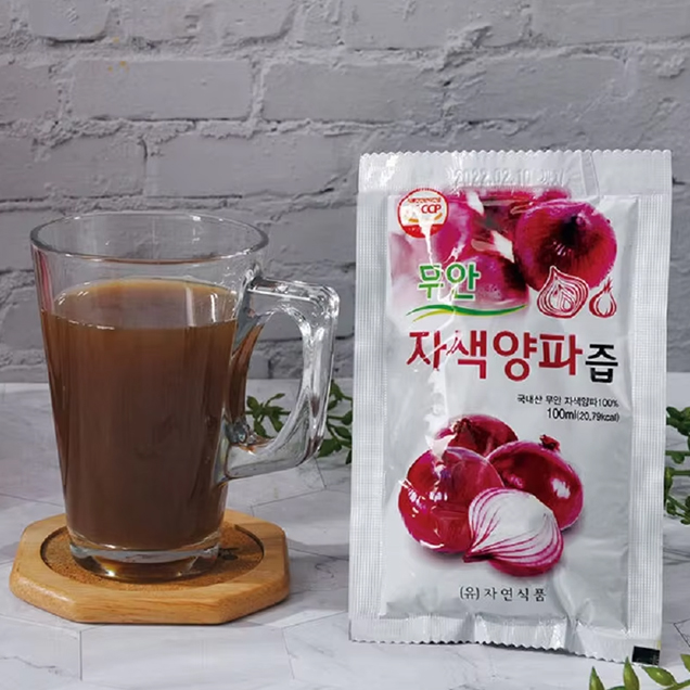 (주)웰팜 자연원 무농약 양파로 만든 양파즙 80G x 4EA 썸네일 3